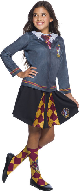 Rubies Harry Potter Gryffindor Uniform Shirt Top Kids Halloween Costume 641269