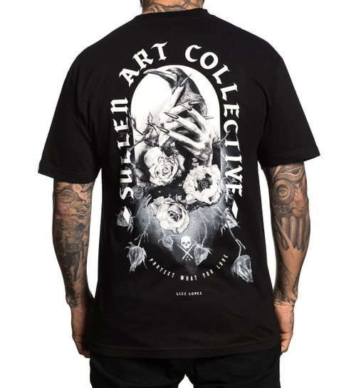 Sullen Art Collective Clothing One More Fix Crow Urban Tattooed T Shirt SCM2049