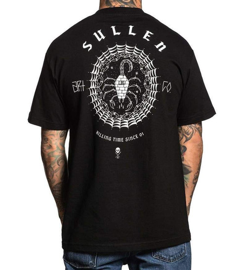 Sullen Clothing Killing Time Scorpion Art Webs Tattoos Urban T Shirt SCM2203 Sullen Clothing Killing Time Scorpion Art Webs Tattoos Urban T Shirt SCM2203
