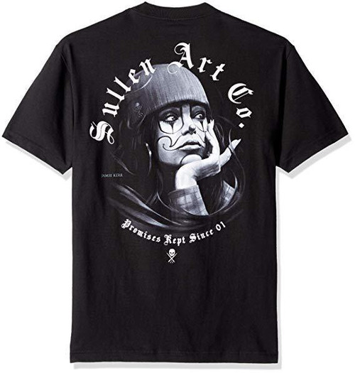 Sullen Clothing Day Dreaming Clown Girl Tattoos Urban Punk Goth T Shirt SCM2289 Sullen Clothing Day Dreaming Clown Girl Tattoos Urban Punk Goth T Shirt SCM2289