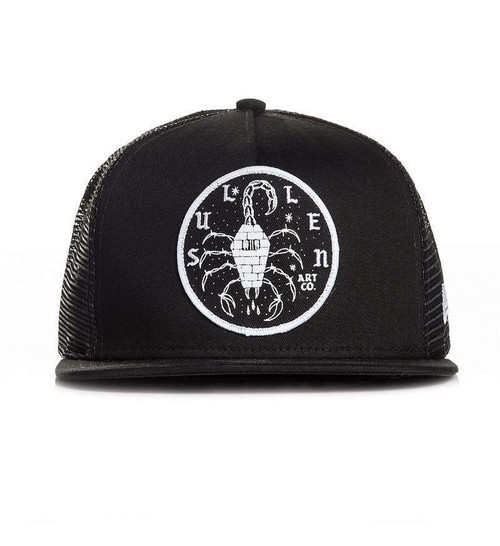 Sullen Clothing Killing Time Scorpion Art Snapback Trucker Mesh Cap Hat SCA2204