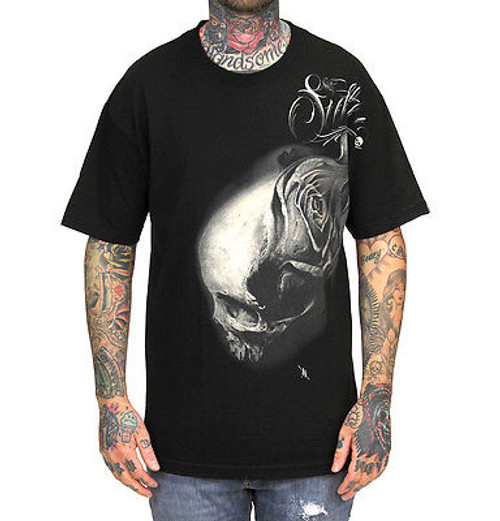 SULLEN CLOTHING TRANSITORY SKULL SKELETON TATTED GOTH PUNK TATTOO T SHIRT S-5XL SULLEN CLOTHING TRANSITORY SKULL SKELETON TATTED GOTH PUNK TATTOO T SHIRT S-5XL