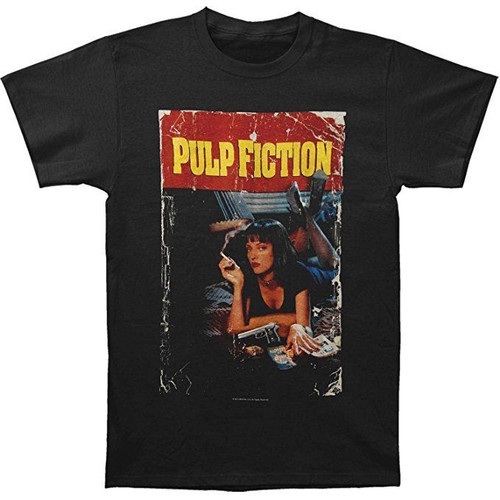 Pulp Fiction Movie Classic John Travolta Samuel Jackson T Tee Shirt PULP03 Pulp Fiction Movie Classic John Travolta Samuel Jackson T Tee Shirt PULP03