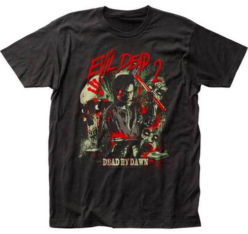 Evil Dead 2 Dead by Dawn Ash Williams Bruce Campbell Horror Movie T Shirt ED203 Evil Dead 2 Dead by Dawn Ash Williams Bruce Campbell Horror Movie T Shirt ED203