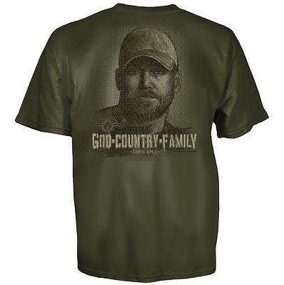 Howitzer Men's Chris Kyle Sniper Military T-Shirt - Patriotic Grunt MFG Design, Ultra Soft