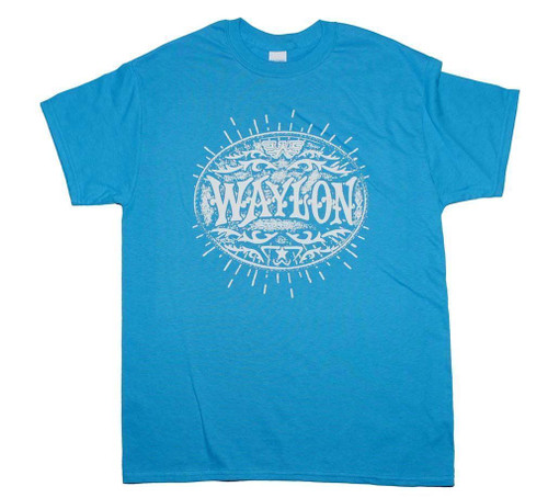 Waylon Jennings Buckle Logo Outlaw Rockabilly Country Music T Shirt 10118854 Waylon Jennings Buckle Logo Outlaw Rockabilly Country Music T Shirt 10118854