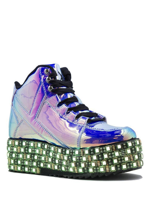 led platform sneakers