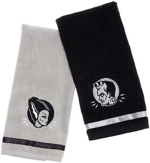 Sourpuss Monsters Frankenstein Bride Punk Bathroom Hand Towel Set SPHW111