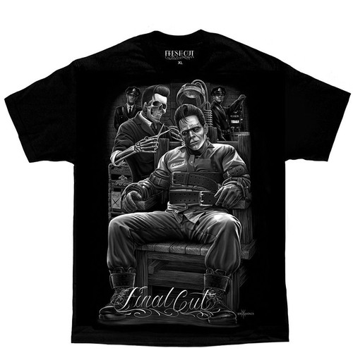 DGA David Gonzales Art Fresh Final Cut Frankenstein Rockabilly Punk T Shirt DGA David Gonzales Art Fresh Final Cut Frankenstein Rockabilly Punk T Shirt