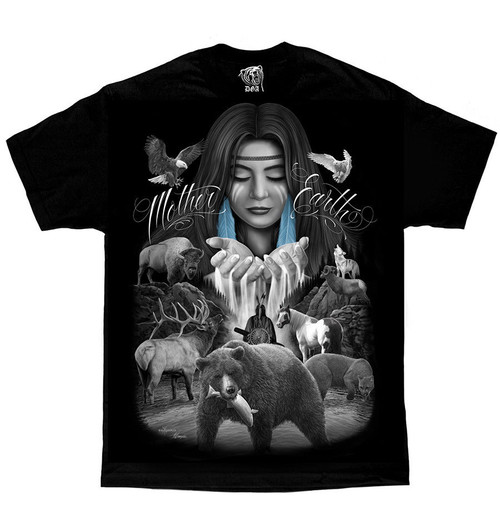 DGA David Gonzales Art Mother Earth Native American Indian Nature Animal T Shirt DGA David Gonzales Art Mother Earth Native American Indian Nature Animal T Shirt