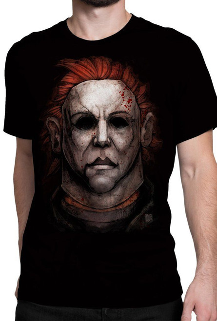GDA Get Down Art Michael Myers Halloween Killer Horror Movie Men's Tee Shirt GDA Get Down Art Michael Myers Halloween Killer Horror Movie Men's Tee Shirt