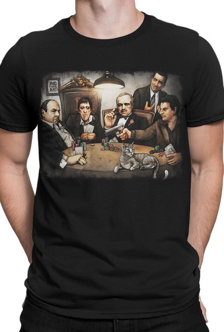 GDA Get Down Art Gangsters Playing Poker Movie Scarface Sopranos Tee Shirt BCA4 GDA Get Down Art Gangsters Playing Poker Movie Scarface Sopranos Tee Shirt BCA4