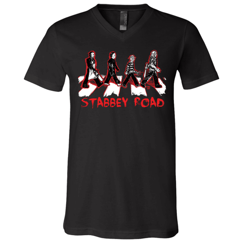 GDA Get Down Art Stabbey Road Leatherface Mike Myers Jason Freddy T Shirt BCA18 GDA Get Down Art Stabbey Road Leatherface Mike Myers Jason Freddy T Shirt BCA18
