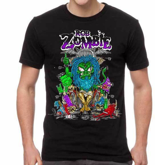 Rob Zombie Baphomet Censored Heavy Industrial Metal Rock Music T Shirt RZB10147 Rob Zombie Baphomet Censored Heavy Industrial Metal Rock Music T Shirt RZB10147