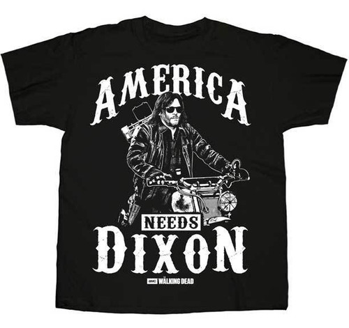 The Walking Dead America Needs Daryl Dixon Survivor Walkers Mens Shirt 09-838