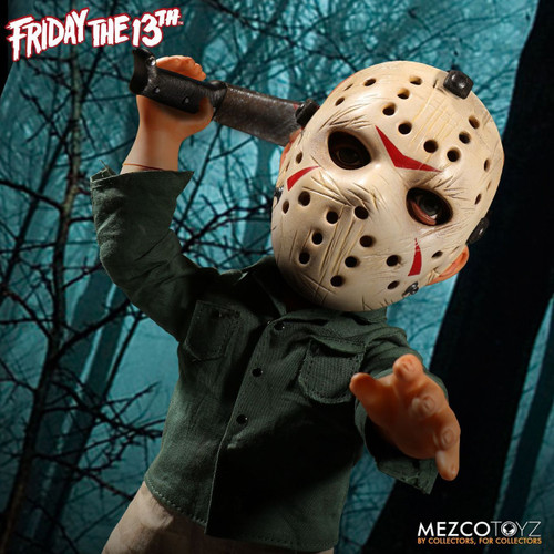 Mezco Friday the 13th JASON VOORHEES 15/" MEGA FIGURE doll with sound NIB