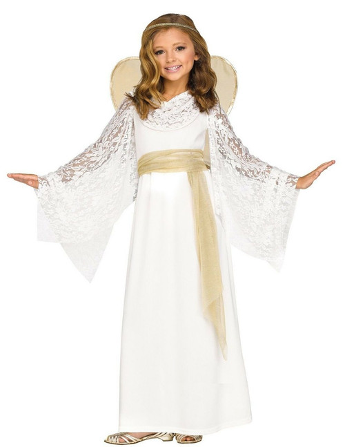 Fun World Angelic Miss Dress Childrens Kids Christmas Halloween Costume 115252 Fun World Angelic Miss Dress Childrens Kids Christmas Halloween Costume 115252