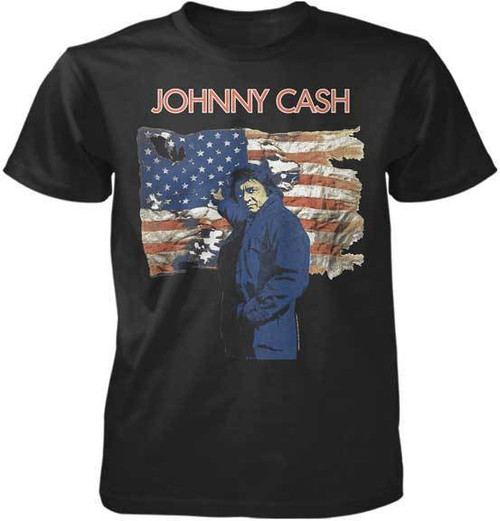 Johnny Cash Ragged Old American Flag Country Rock Folk Music T Shirt 30030030 Johnny Cash Ragged Old American Flag Country Rock Folk Music T Shirt 30030030