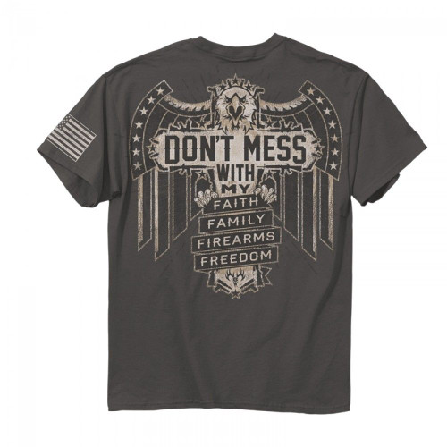 Don't Mess America USA Flag NRA Family Freedom Faith Buck Wear T Shirt 2036 Don't Mess America USA Flag NRA Family Freedom Faith Buck Wear T Shirt 2036