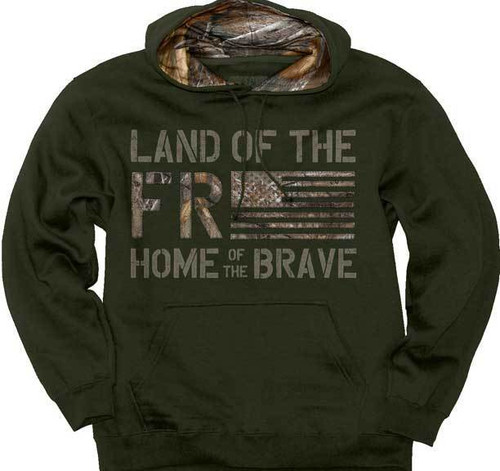 Buck Wear Freedom Camouflage American Patriotic Brave USA Flag Mens Hoodie 1624 Buck Wear Freedom Camouflage American Patriotic Brave USA Flag Mens Hoodie 1624