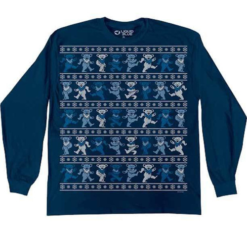 Grateful Dead Dancing Bears Classic Rock Xmas Christmas Sweater T Shirt 62300 Grateful Dead Dancing Bears Classic Rock Xmas Christmas Sweater T Shirt 62300