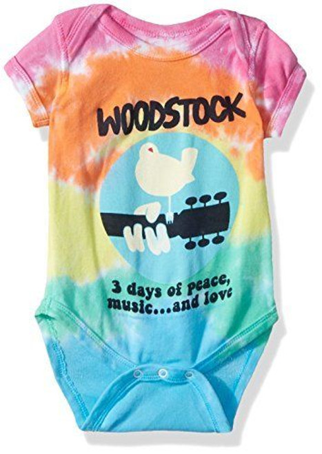 Woodstock Banded Baby Toddler Romper One Piece Rainbow Tie Dye Peace Music Love Woodstock Banded Baby Toddler Romper One Piece Rainbow Tie Dye Peace Music Love