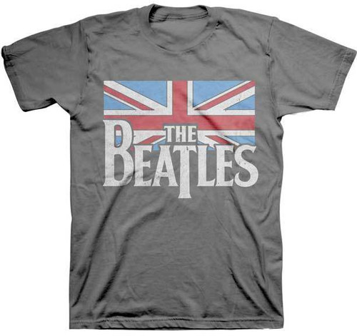 The Beatles Distressed British Flag Classic Rock Pop Music Band T Shirt 20611104 The Beatles Distressed British Flag Classic Rock Pop Music Band T Shirt 20611104