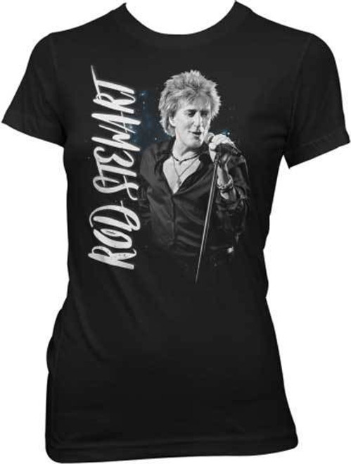 Rod Stewart Admat Rock & Roll Pop Soul Blues Folk Music Juniors T Shirt 19661006 Rod Stewart Admat Rock & Roll Pop Soul Blues Folk Music Juniors T Shirt 19661006