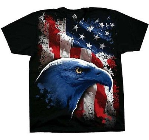 Authentic American Icon Patriotic Eagle Flag Stars And Stripes T Tee Shirt S-2Xl Authentic American Icon Patriotic Eagle Flag Stars And Stripes T Tee Shirt S-2Xl