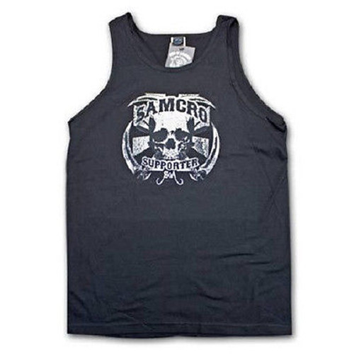 Authentic Sons Of Anarchy Samcro Supporter Tank Top Soa Biker Mens Shirt M Authentic Sons Of Anarchy Samcro Supporter Tank Top Soa Biker Mens Shirt M