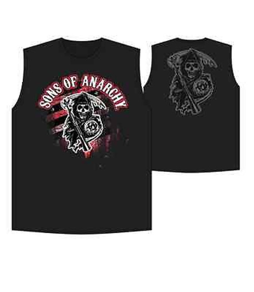 Authentic 2013! Sons Of Anarchy Red Reaper Samcro Muscle Biker Soa T Shirt M
