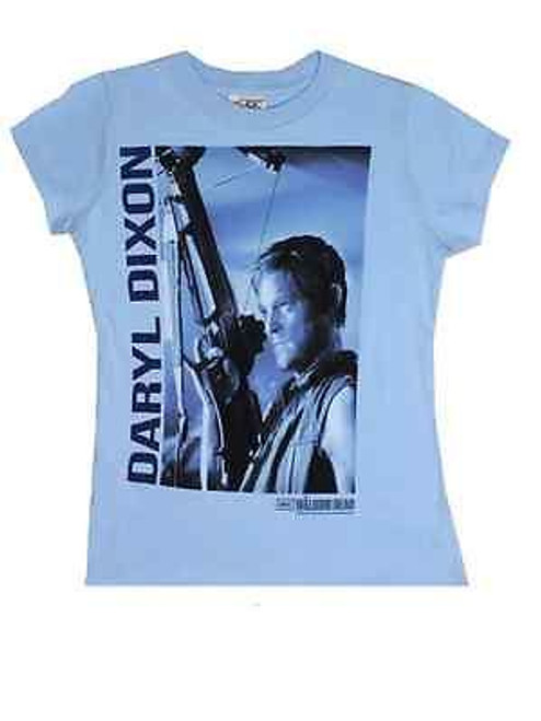 Authentic The Walking Dead Daryl Dixon Biker Zombie Juniors Ladies Shirt Xl Authentic The Walking Dead Daryl Dixon Biker Zombie Juniors Ladies Shirt Xl