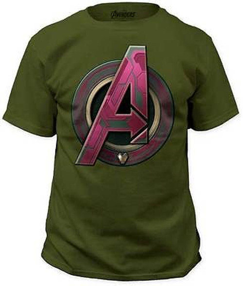 Avengers Age Of Ultron Vision Assemble Green Marvel Comics T Tee Shirt S-2Xl Avengers Age Of Ultron Vision Assemble Green Marvel Comics T Tee Shirt S-2Xl