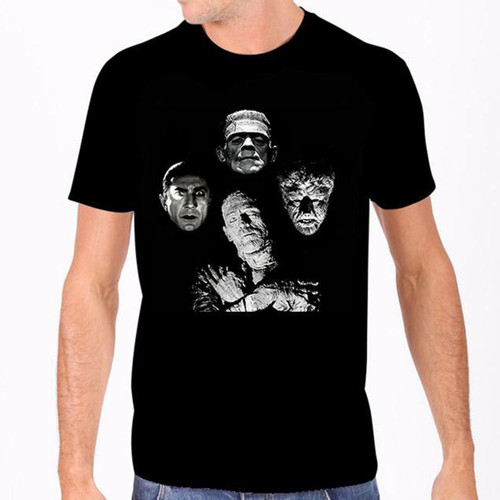 Universal Monsters Men's Classic Monster Horror Band Tee Shirt Halloween Goth Universal Monsters Men's Classic Monster Horror Band Tee Shirt Halloween Goth