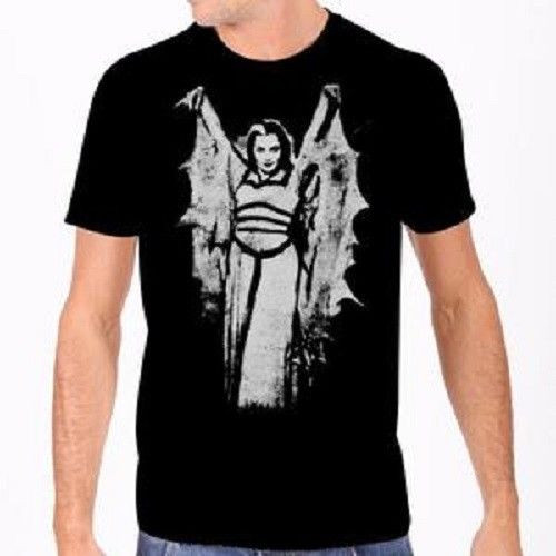 Universal The Munsters Lily Bats Wings Men's Tee Shirt Halloween Horror Scary Universal The Munsters Lily Bats Wings Men's Tee Shirt Halloween Horror Scary