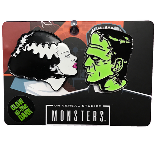 Universal Monsters We Belong Dead Bride of Frankenstein Pin Set UM17-PIN-WBD Universal Monsters We Belong Dead Bride of Frankenstein Pin Set UM17-PIN-WBD