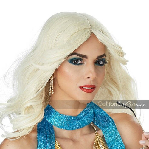 California Costumes Disco Nights Blonde Wig Halloween Costume Accessory 70930 California Costumes Disco Nights Blonde Wig Halloween Costume Accessory 70930