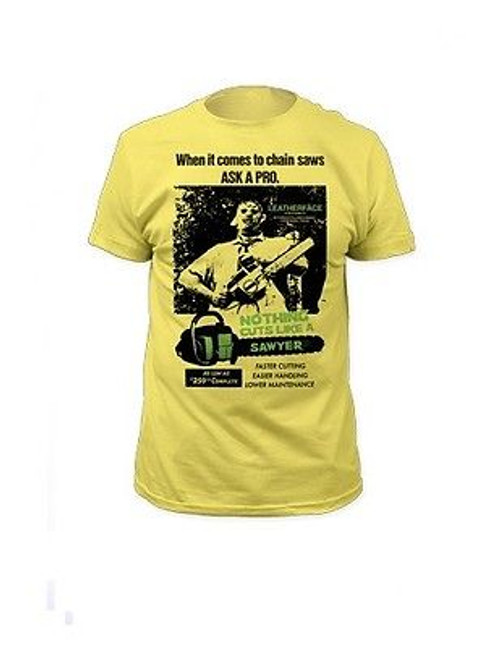 Texas Chainsaw Massacre Cuts Like A Sawyer Leatherface Mens T Tee Shirt S-2Xl Texas Chainsaw Massacre Cuts Like A Sawyer Leatherface Mens T Tee Shirt S-2Xl