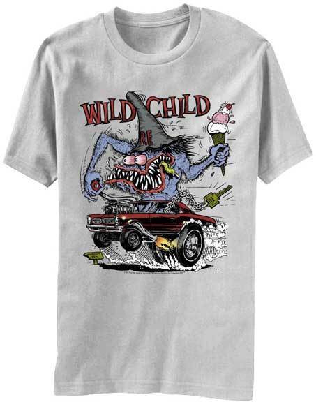 Rat Fink Wild Child Ed Big Daddy Ross Kustom Kulture Hot Rod T