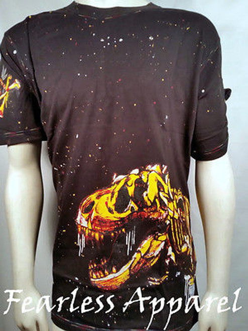 Inkslingers T-Rex Fossil Dino Hardcore Cool Tattoo Punk Goth Wht T Shirt Xl 2Xl Inkslingers T-Rex Fossil Dino Hardcore Cool Tattoo Punk Goth Wht T Shirt Xl 2Xl