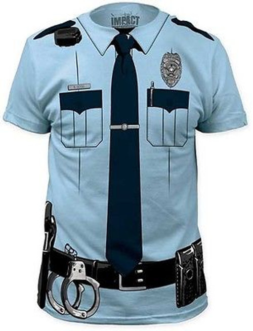 Authentic Johnny Law Police Officer Cop Uniform Badge Costume T Tee Shirt S-2Xl Authentic Johnny Law Police Officer Cop Uniform Badge Costume T Tee Shirt S-2Xl