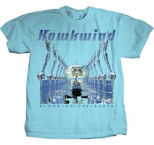 Hawkwind Blood of the Earth Progressive Psychedelic Rock Music T Shirt PHD-1008 Hawkwind Blood of the Earth Progressive Psychedelic Rock Music T Shirt PHD-1008