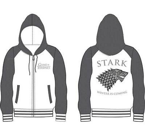 Game Of Thrones Starks Winter Is Coming Wolf Scary Zip Hoodie