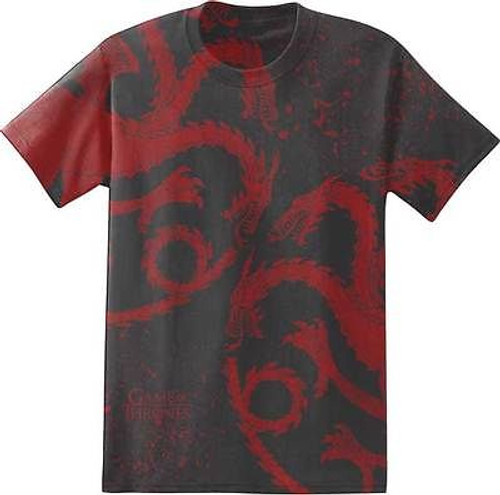 Game Of Thrones Targaryen Dragon Belt Fire & Blood Sigil T Tee Shirt S-2Xl Game Of Thrones Targaryen Dragon Belt Fire & Blood Sigil T Tee Shirt S-2Xl