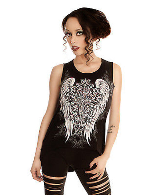 Folter Clothing Valkyrie Punk Rocker Rockabilly Goth Scene Tee Tank Shirt S-Xl Folter Clothing Valkyrie Punk Rocker Rockabilly Goth Scene Tee Tank Shirt S-Xl