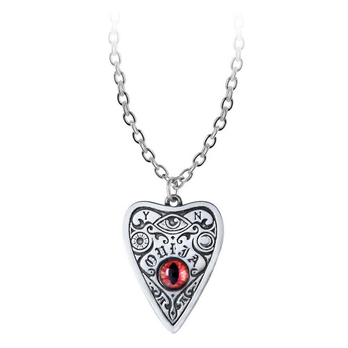 Alchemy of England Petit Ouija Board Cat Eye Gothic Punk Necklace Pendant P860 Alchemy of England Petit Ouija Board Cat Eye Gothic Punk Necklace Pendant P860