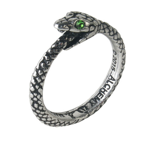 Alchemy of England Gothic Sophia Serpent Ouroboris Snake Punk Jewelry Ring R206 Alchemy of England Gothic Sophia Serpent Ouroboris Snake Punk Jewelry Ring R206