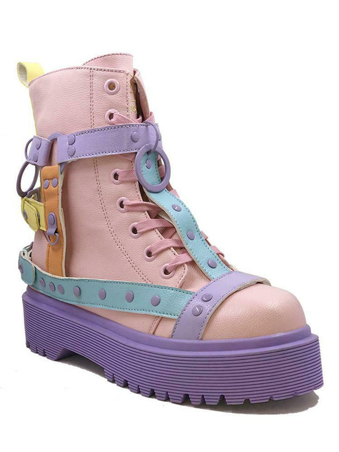 platform pastel shoes