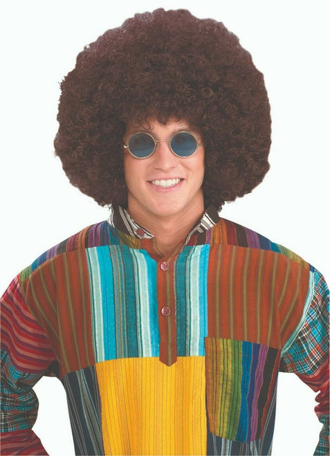 Forum Novelties Jumbo Hippie Afro Wig Brown Halloween Costume Accessory 61839