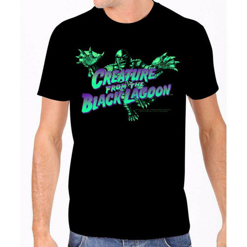 Universal Monsters Creature from the Black Lagoon Swim Goth T Shirt UMLT100CB Universal Monsters Creature from the Black Lagoon Swim Goth T Shirt UMLT100CB